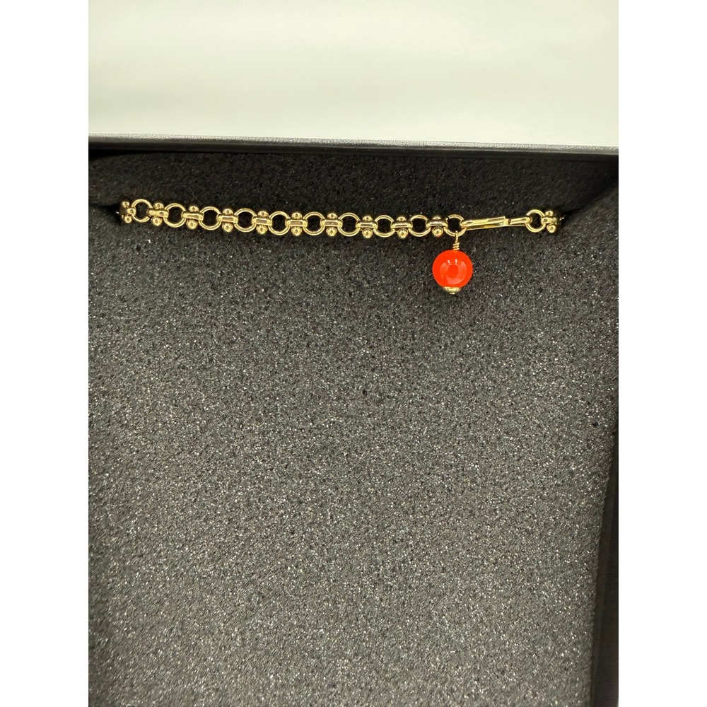 Heidi Daus Up Up and Away Hot‎ Air Balloon Red Bead Rainbow Crystal Necklace - Picture 3 of 3